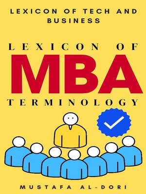 cover image of Lexicon of MBA Terminology